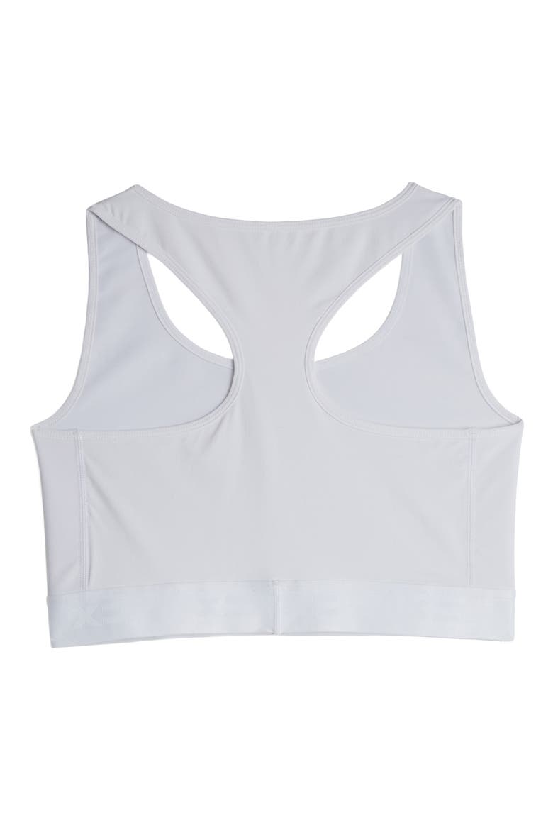 Compression Plus Racerback Crop Top, Alternate, color, WHITE