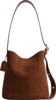 COACH Bleecker Suede Shoulder Bag