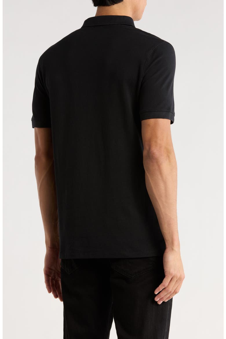 Form Cotton Polo, Alternate, color, JET BLACK