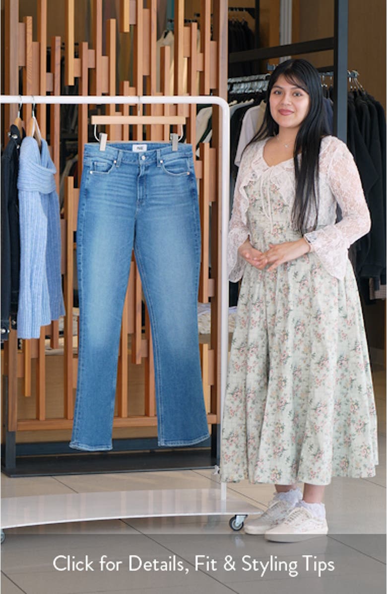 Manhattan High Waist Bootcut Jeans, sales video thumbnail