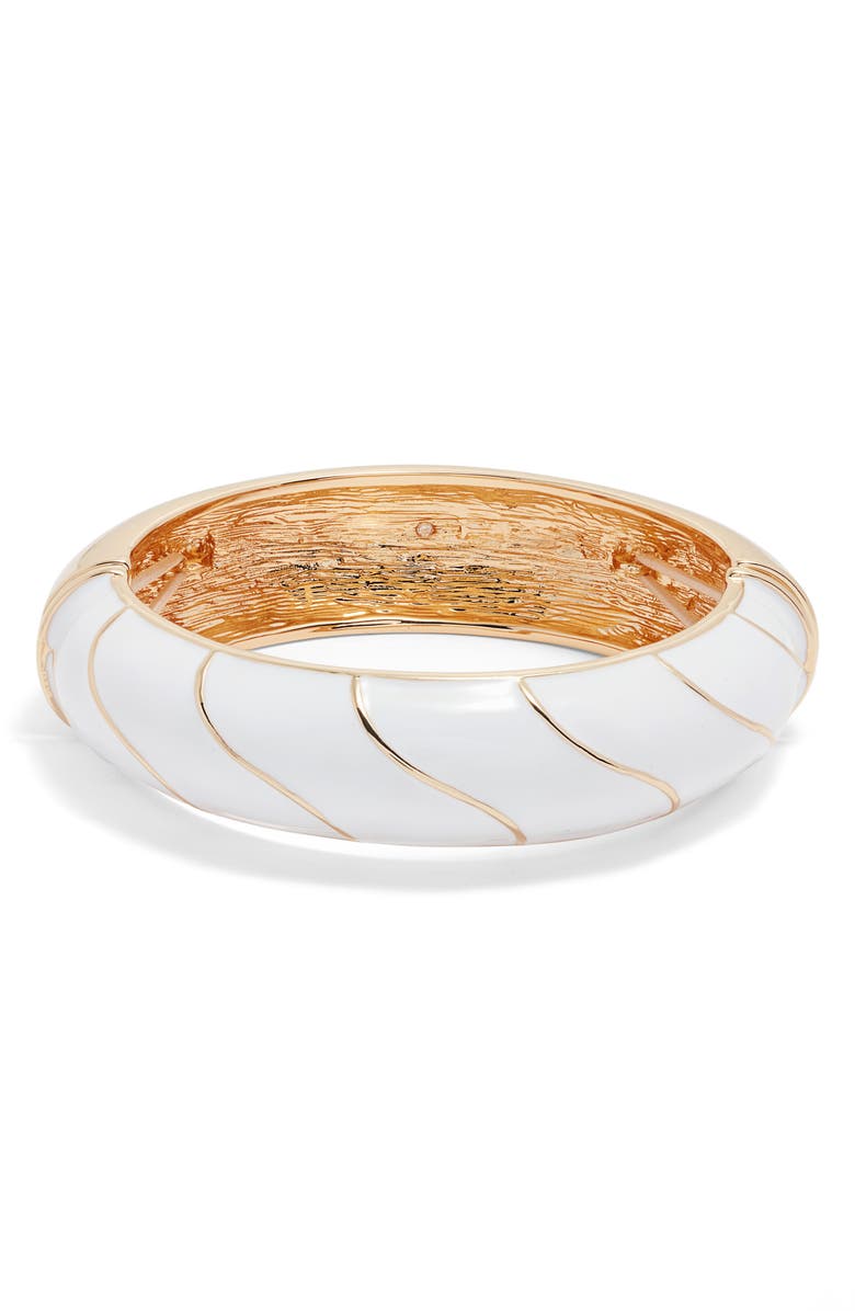 Open Edit Enamel Stretch Bangle, Main, color, 