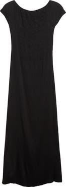 Lafayette 148 New York Smocked Plissé Cap Sleeve Dress