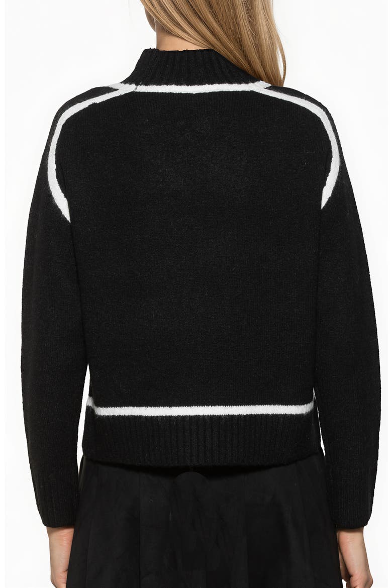 Richie Turtleneck Sweater, Alternate, color, BLACK