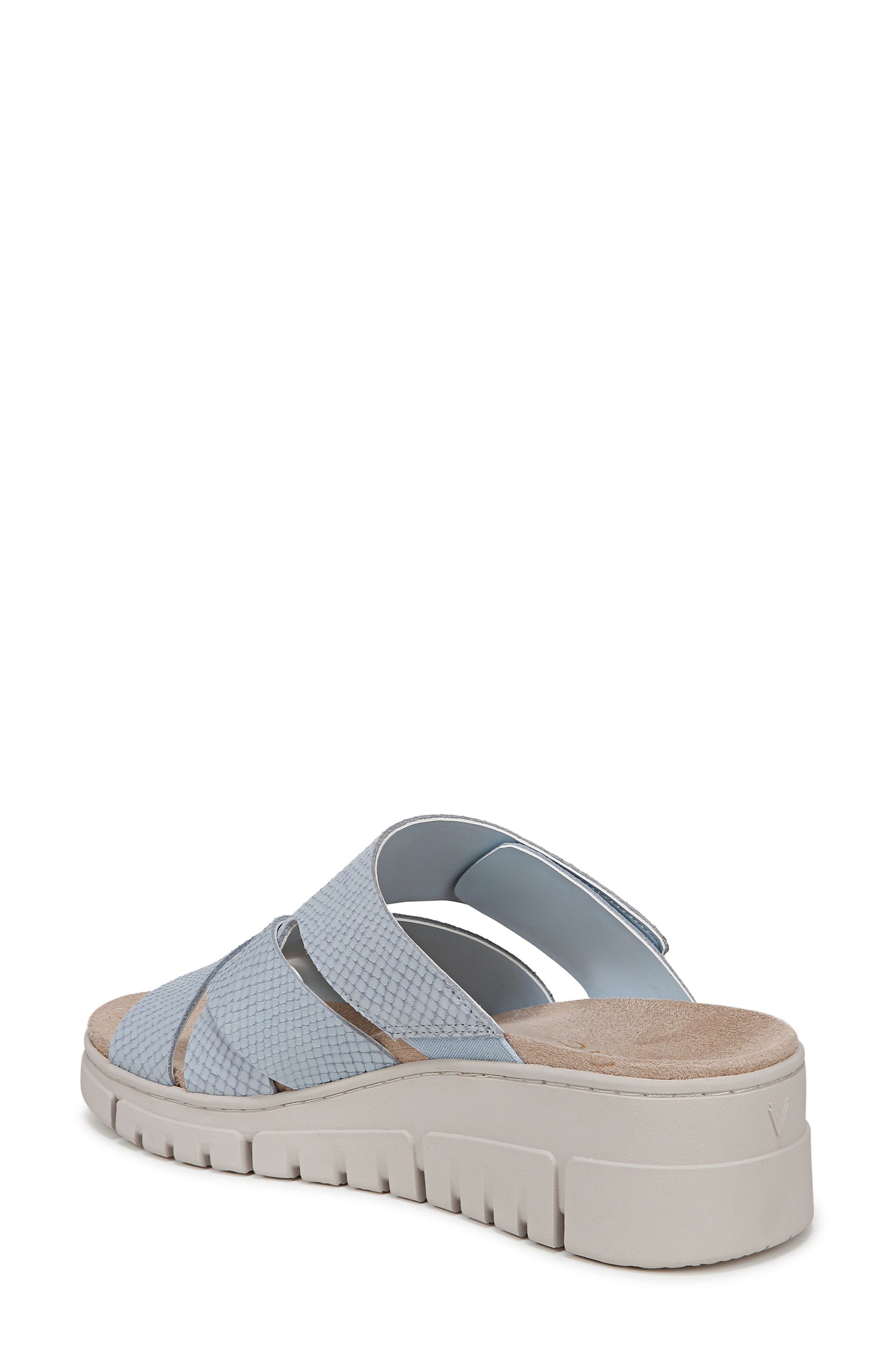 Uptown Sunset Slide Sandal, Alternate, color, BLUE MIST NUBUCK