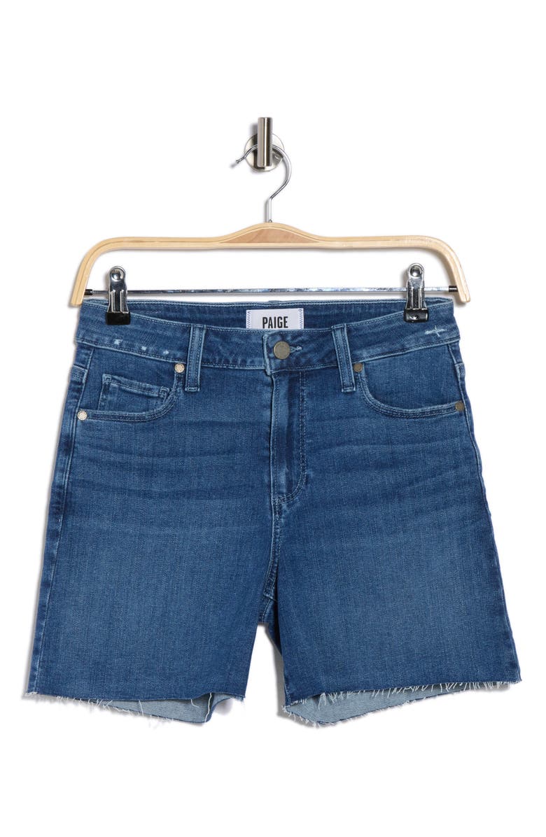PAIGE Sarah Raw Hem Cutoff Shorts, Alternate, color, Nenna Distressed
