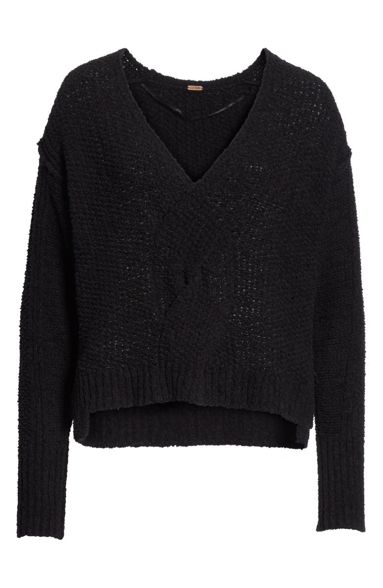 Free People Coco V-Neck Sweater, Alternate, color,