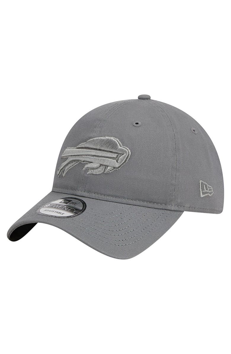 New Era Men's New Era Gray Buffalo Bills Color Pack 9TWENTY Adjustable Hat, Main, color, 