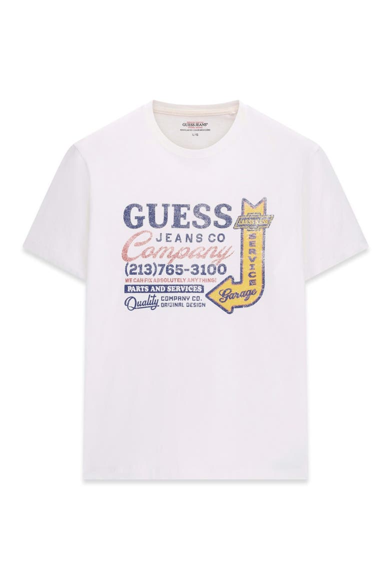 Parts and Service Graphic T-Shirt, Main, color, ALABASTER WHITE MULTI