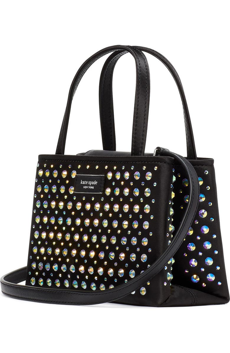 Kate Spade New York sam icon crystal embellished crossbody bag, Alternate, color,