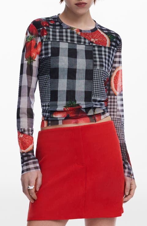 Print Long Sleeve T-Shirt