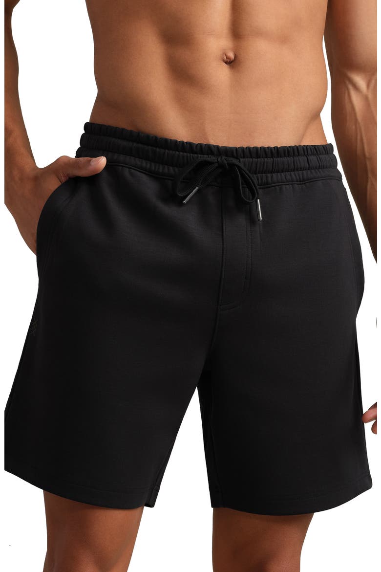 Dreamstate Drawstring Shorts, Alternate, color, PURE BLACK