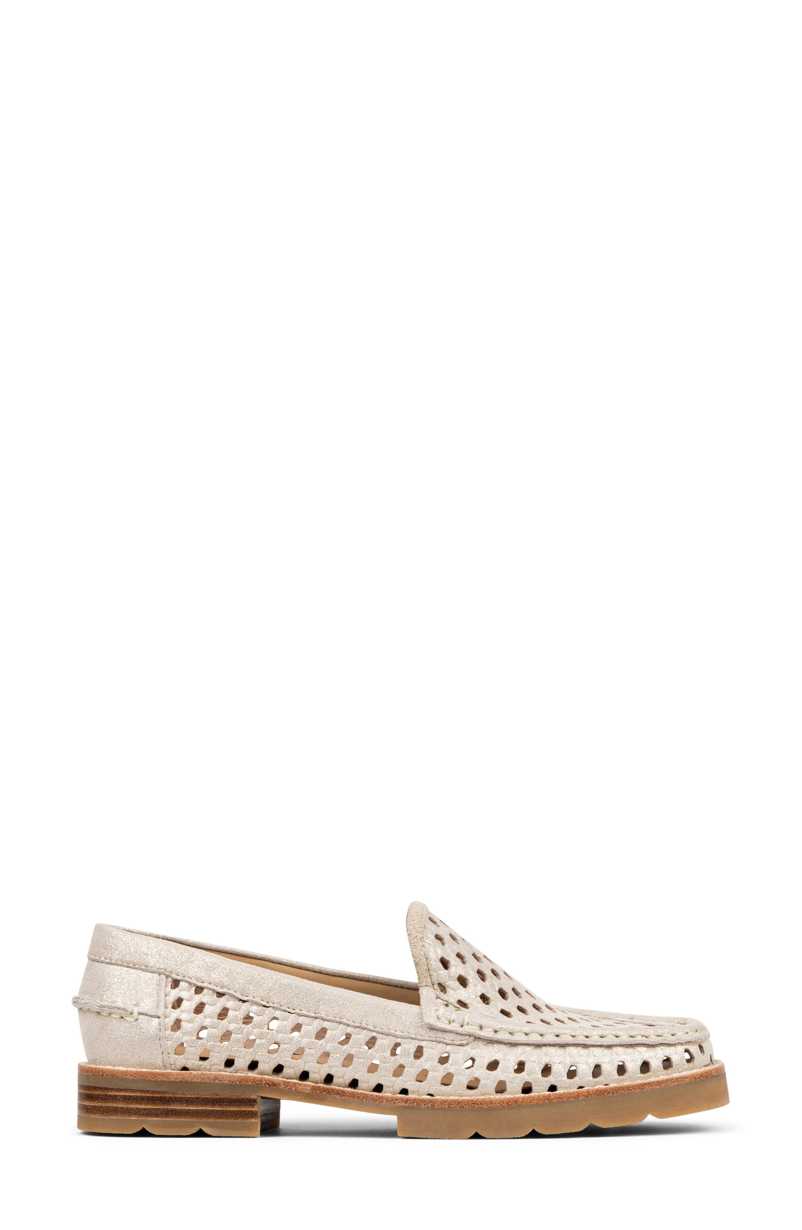 Ombree Loafer, Alternate, color, PLATINUM