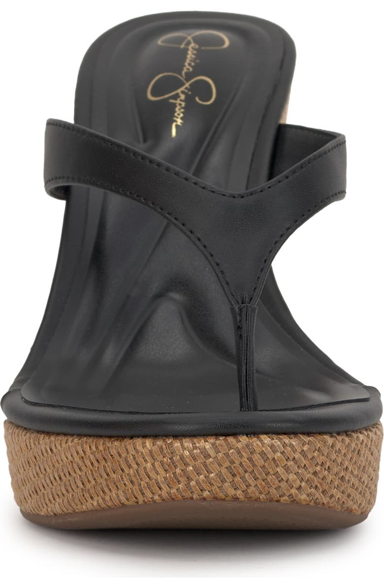 Jessica Simpson Jyseta Platform Wedge Flip Flop, Alternate, color, Black