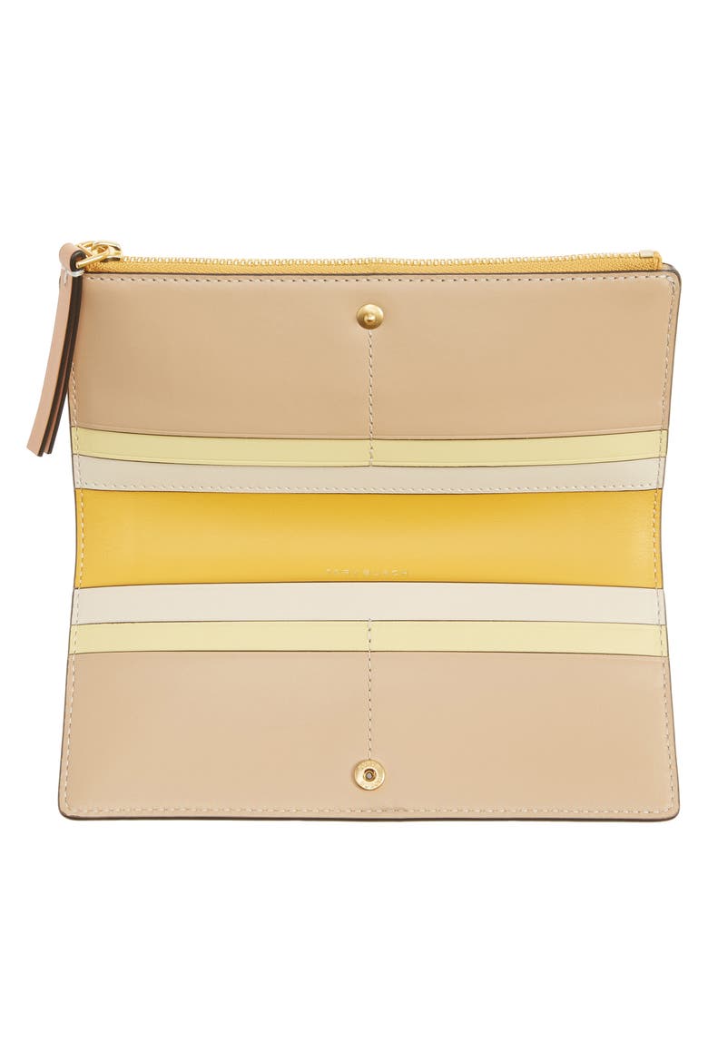 Robinson Patchwork Slim Top Zip Wallet, Alternate, color, NEW CREAM