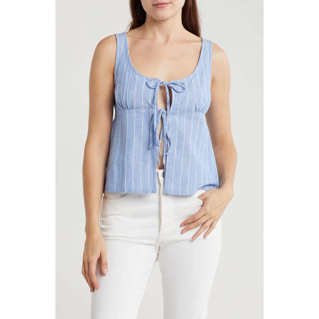 Vigoss Tie Front Tank Top