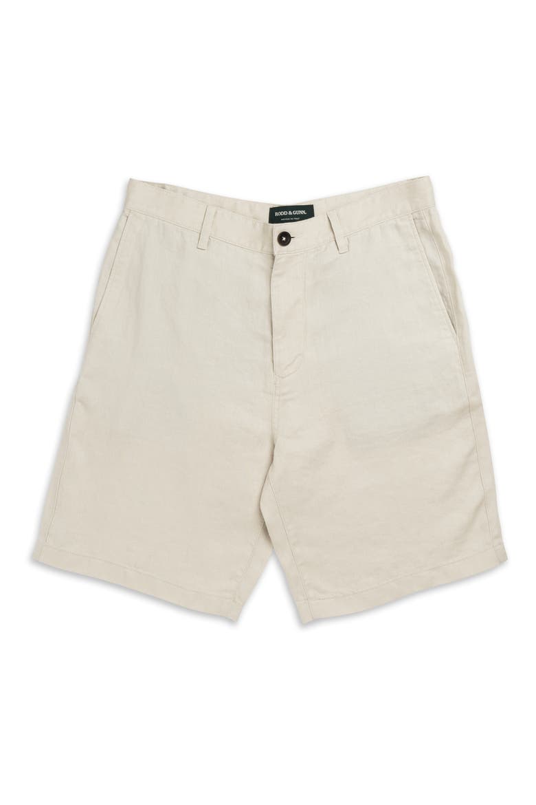 Westlock Linen Shorts, Alternate, color, STRAW