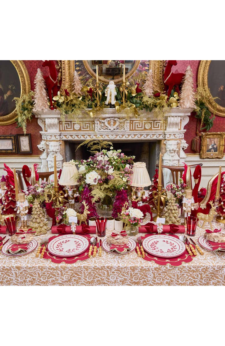 Mrs. Alice Putty Pheasant Tablecloth, Alternate, color, Gold