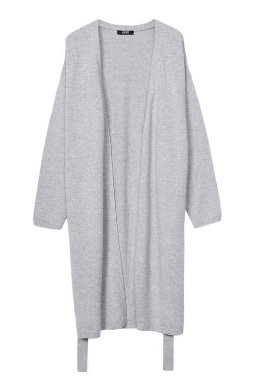 Gobi Mongolian Cashmere Long Maternity Cashmere Robe In Blue