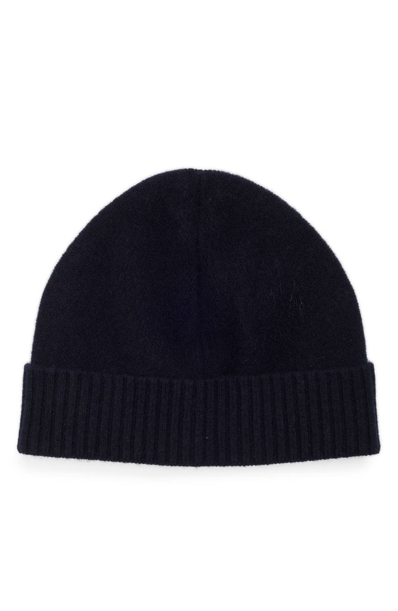 Vince Boiled Cashmere Cuff Beanie, Alternate, color, Coastal