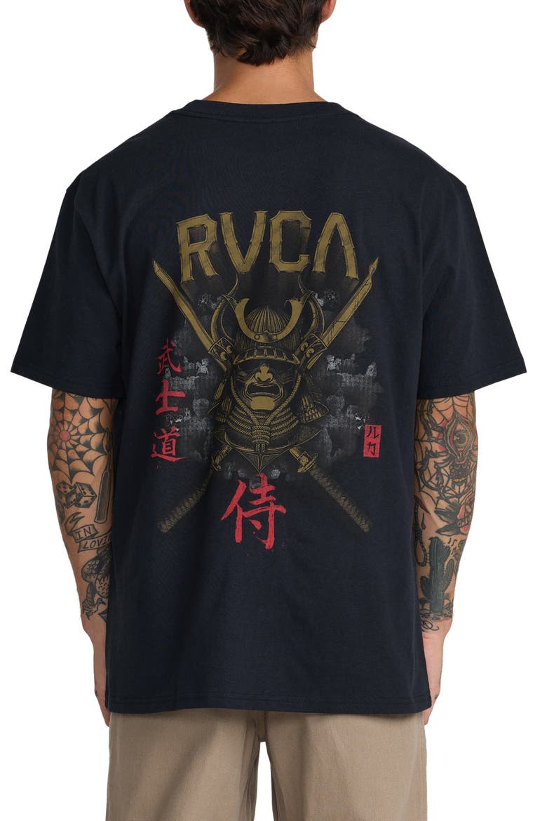 Bushido ANP Cotton Graphic T-Shirt, Alternate, color, BLACK