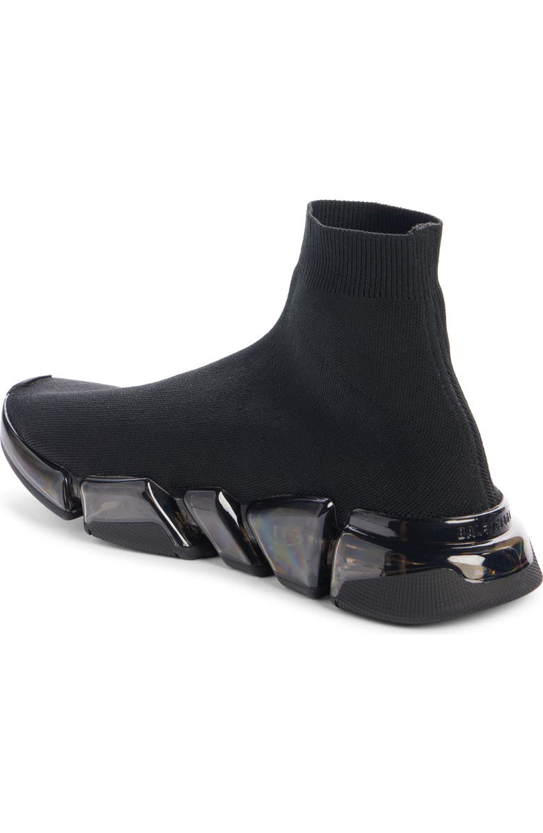 Balenciaga Speed 2.0 LT Sock Sneaker, Alternate, color, Black/ Black/ White