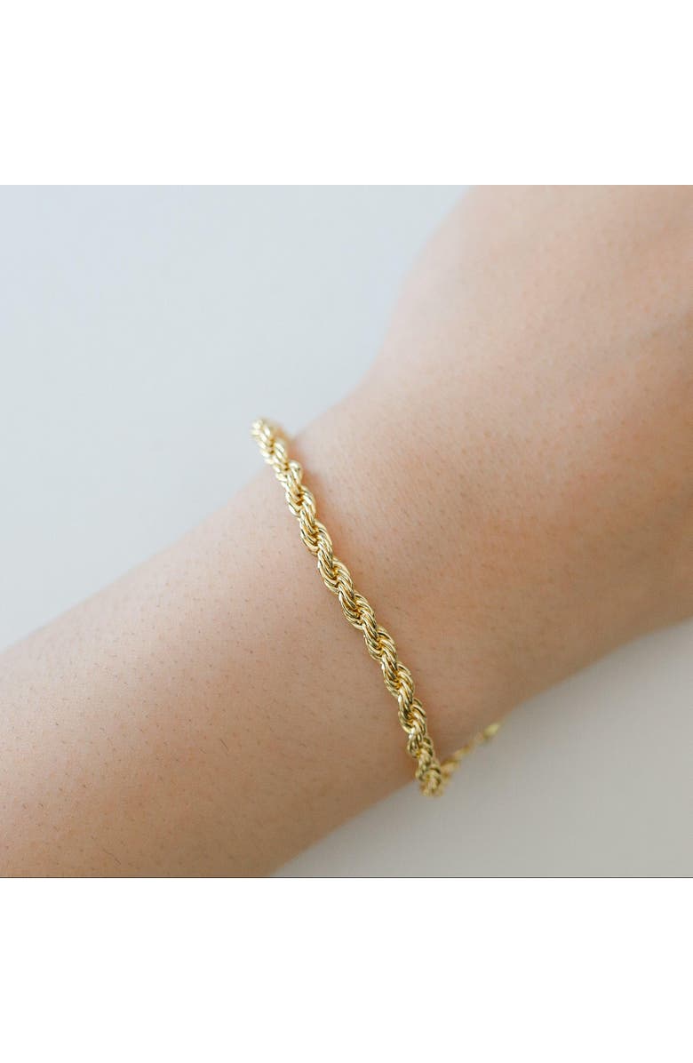 Ivy & Pearl Co. The Belcourt Rope Bracelet, Alternate, color, Gold