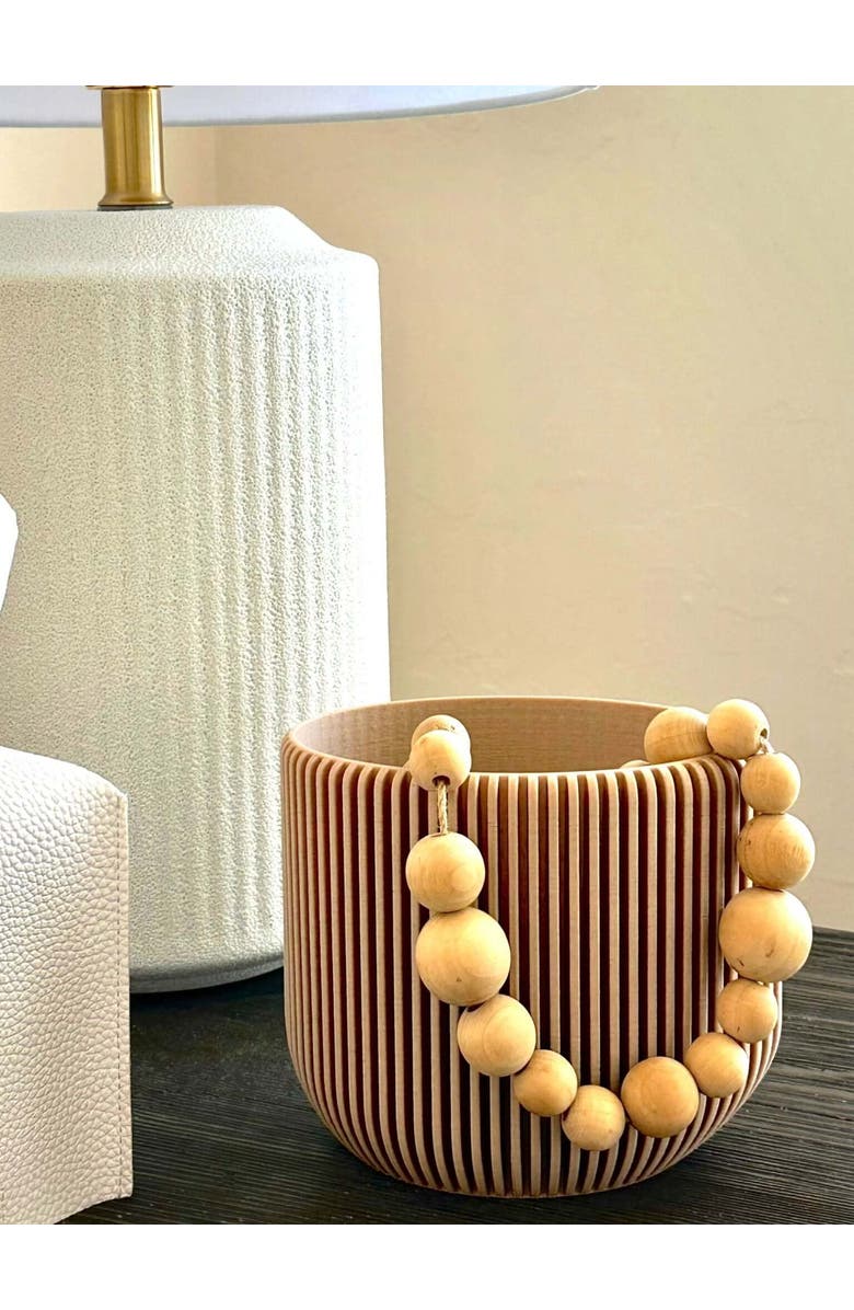 Woodland Pulse IONIC Modern Ribbed Planter Planter, Plant Pots, Flower Pots, Alternate, color, 