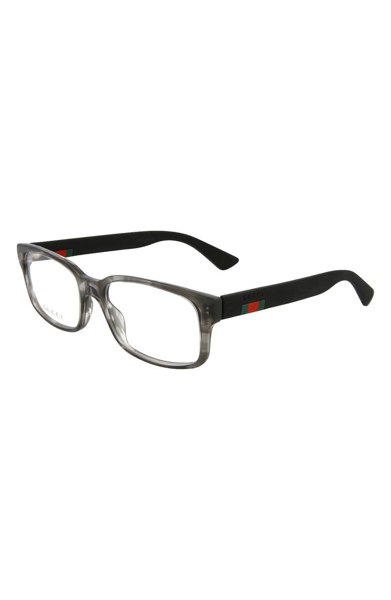 Gucci 54mm Rectangle Optical Frames, Alternate, color,