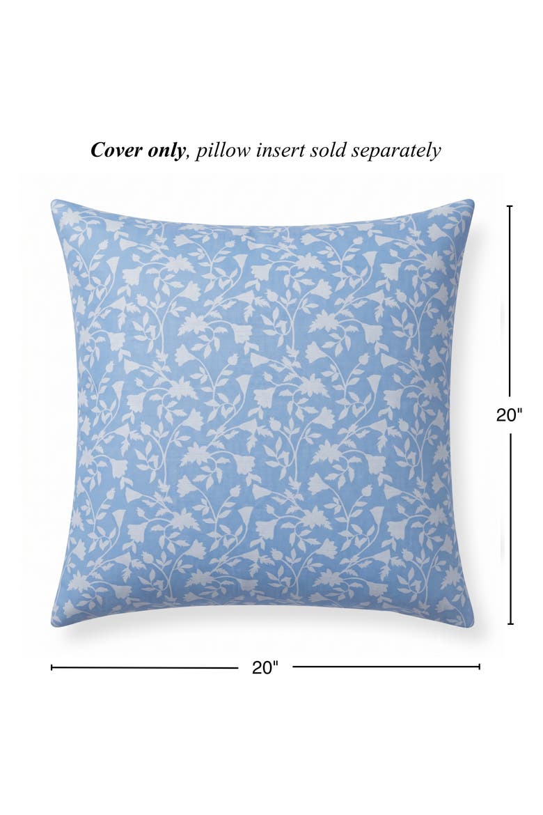 Lisel Pillow Cover, Alternate, color, Chambray Blue