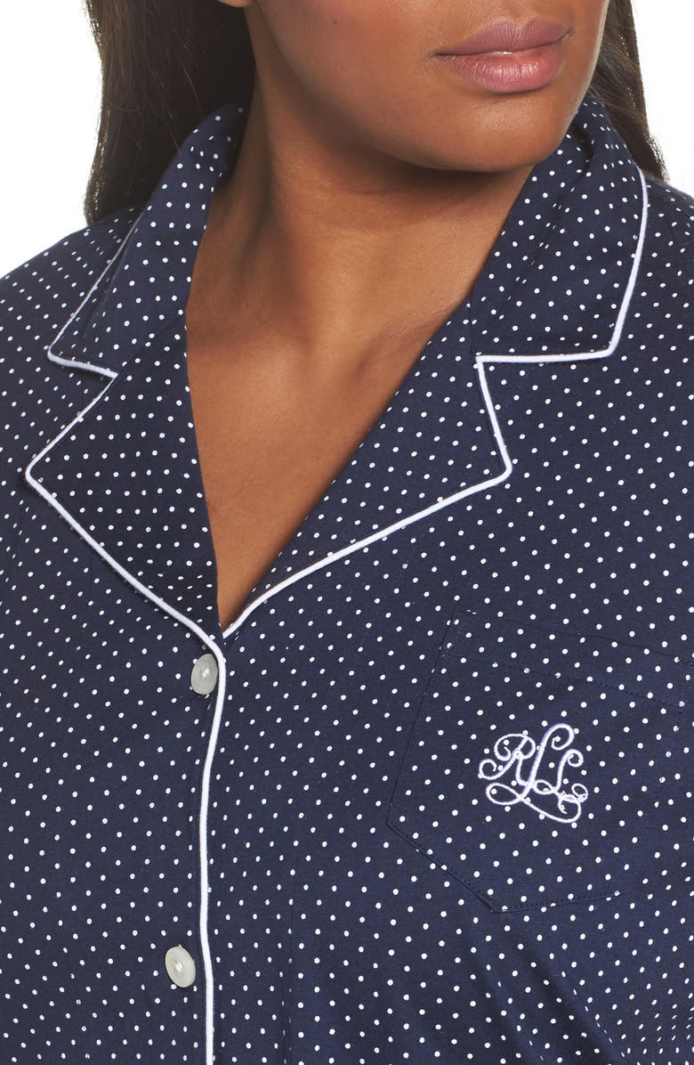 Lauren Ralph Lauren Bermuda Pajamas, Alternate, color, 