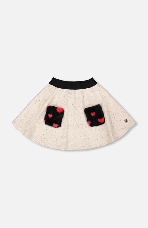 Glittering French Terry Skirt (Toddler & Little Kid)