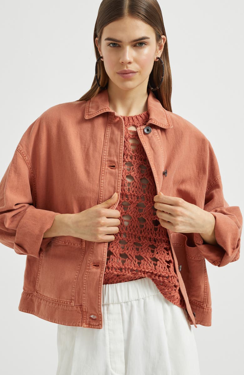 Brunello Cucinelli Jacket with monili, Alternate, color, 