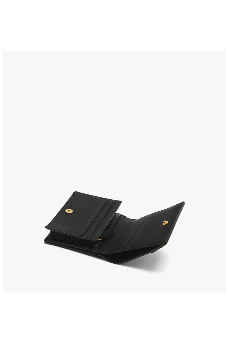 Large Pina Wallet in Studded Calfskin, Alternate, color, Black