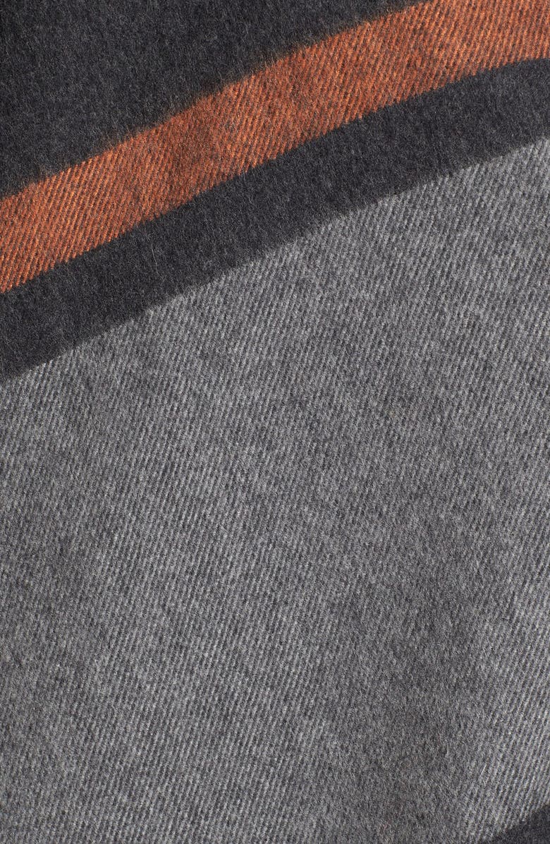 rag & bone 'Varsity' Stripe Fringe Wrap, Alternate, color, 