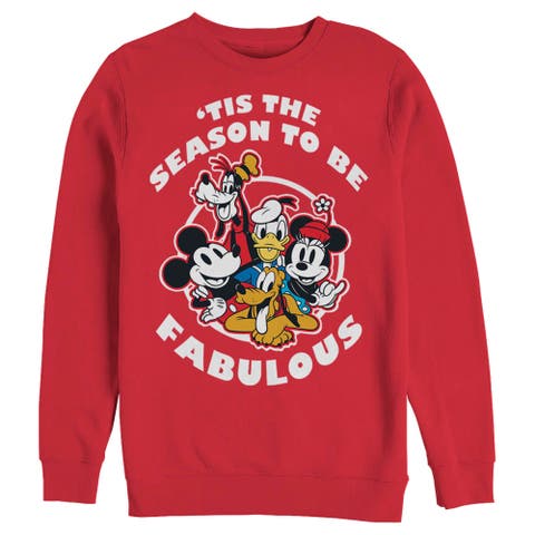Men's Mickey & Friends Tis the Season to be Fabulous  Sweatshirt