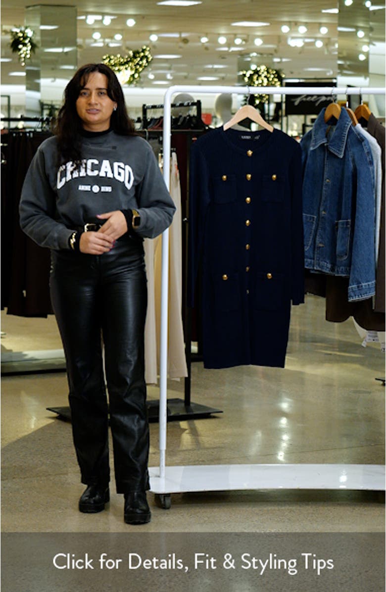 Chaynen Long Sleeve Rib Body-Con Minidress, sales video thumbnail