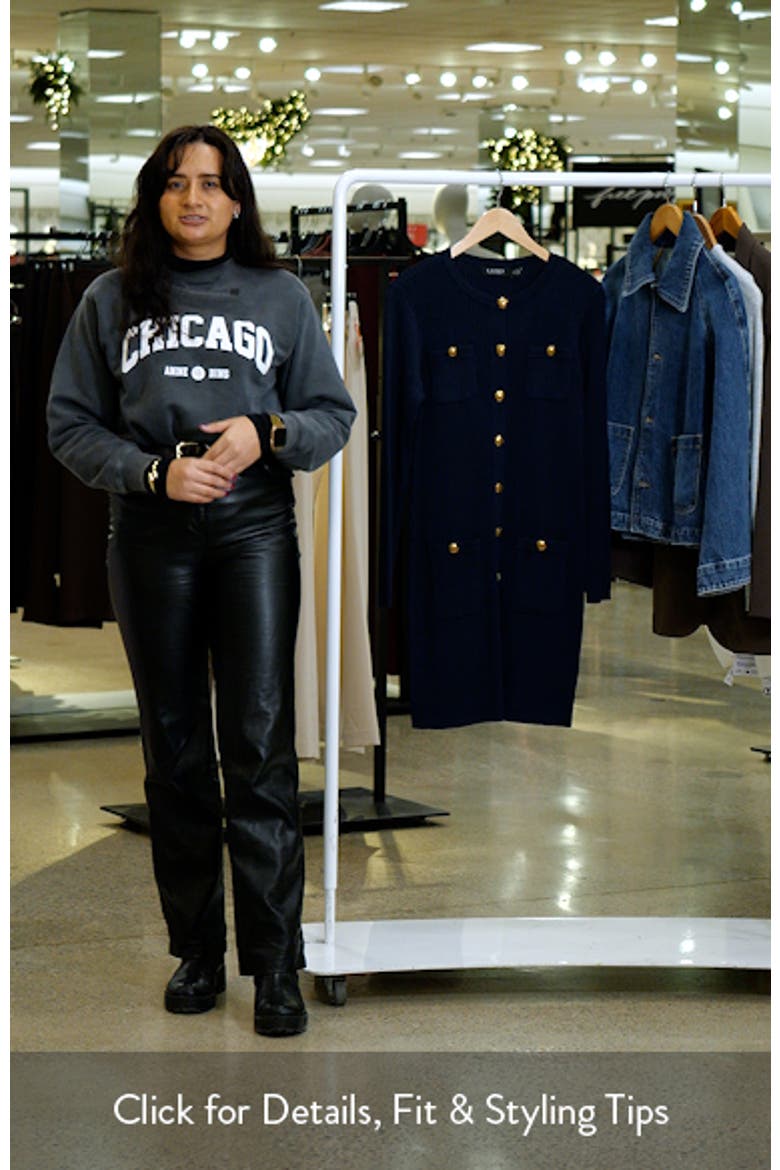 Chaynen Long Sleeve Rib Body-Con Minidress video