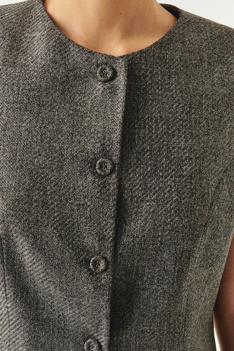 Royal Sleeveless Vest, Alternate, color, GREY