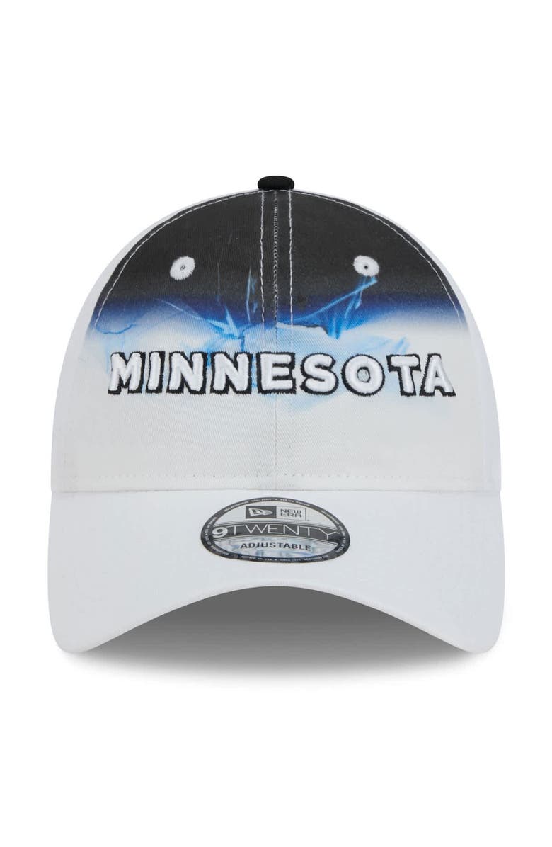 New Era Men's New Era  White Minnesota Timberwolves 2024/25 City Edition 9TWENTY Adjustable Hat, Alternate, color, White