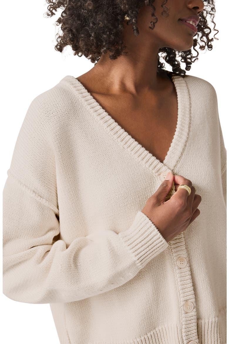 Jayda Cardigan, Alternate, color, MOONSTONE