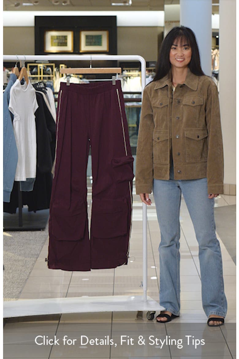Jacey Wide Leg Cargo Pants video