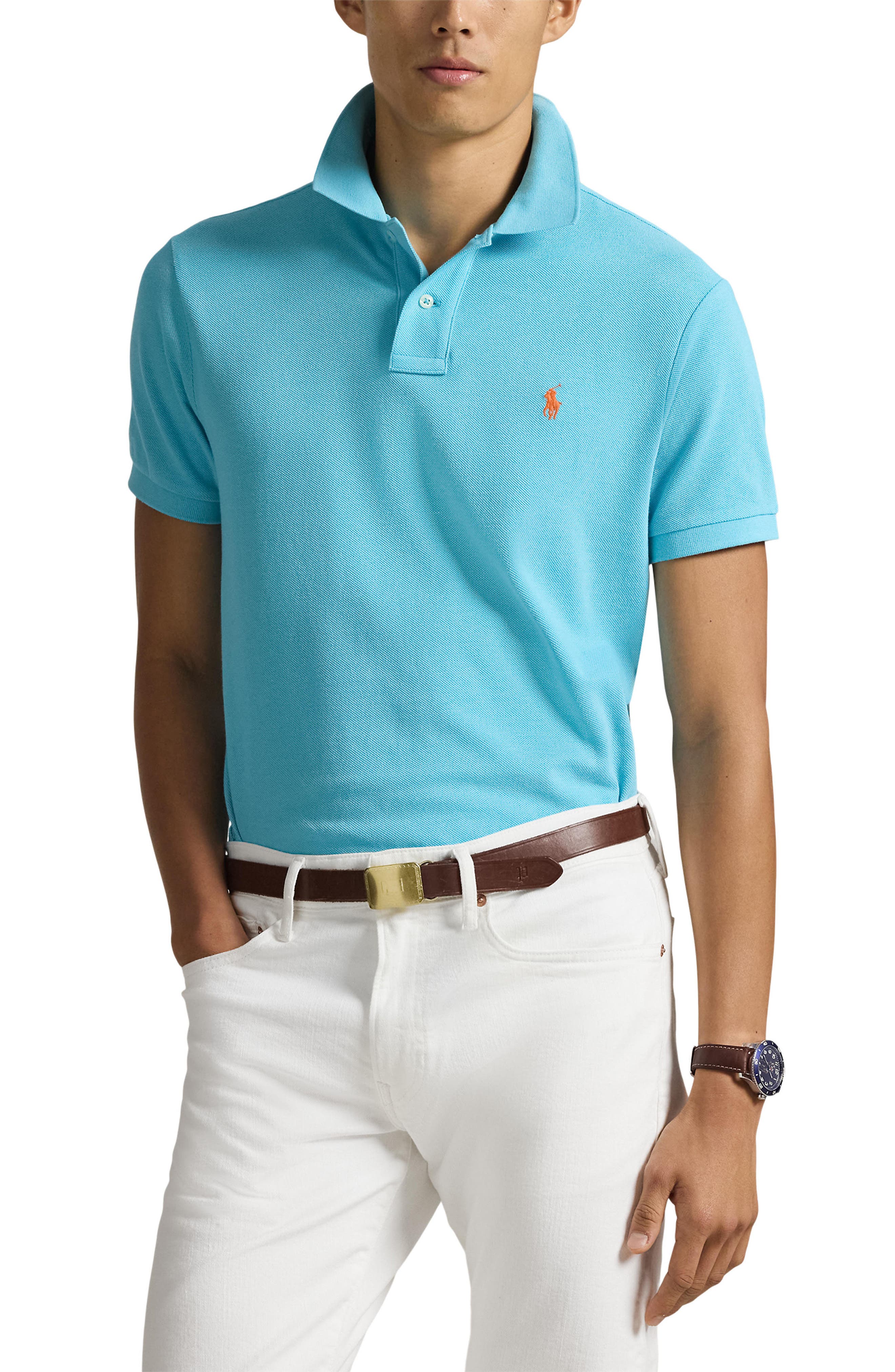 The Iconic Cotton Mesh Polo