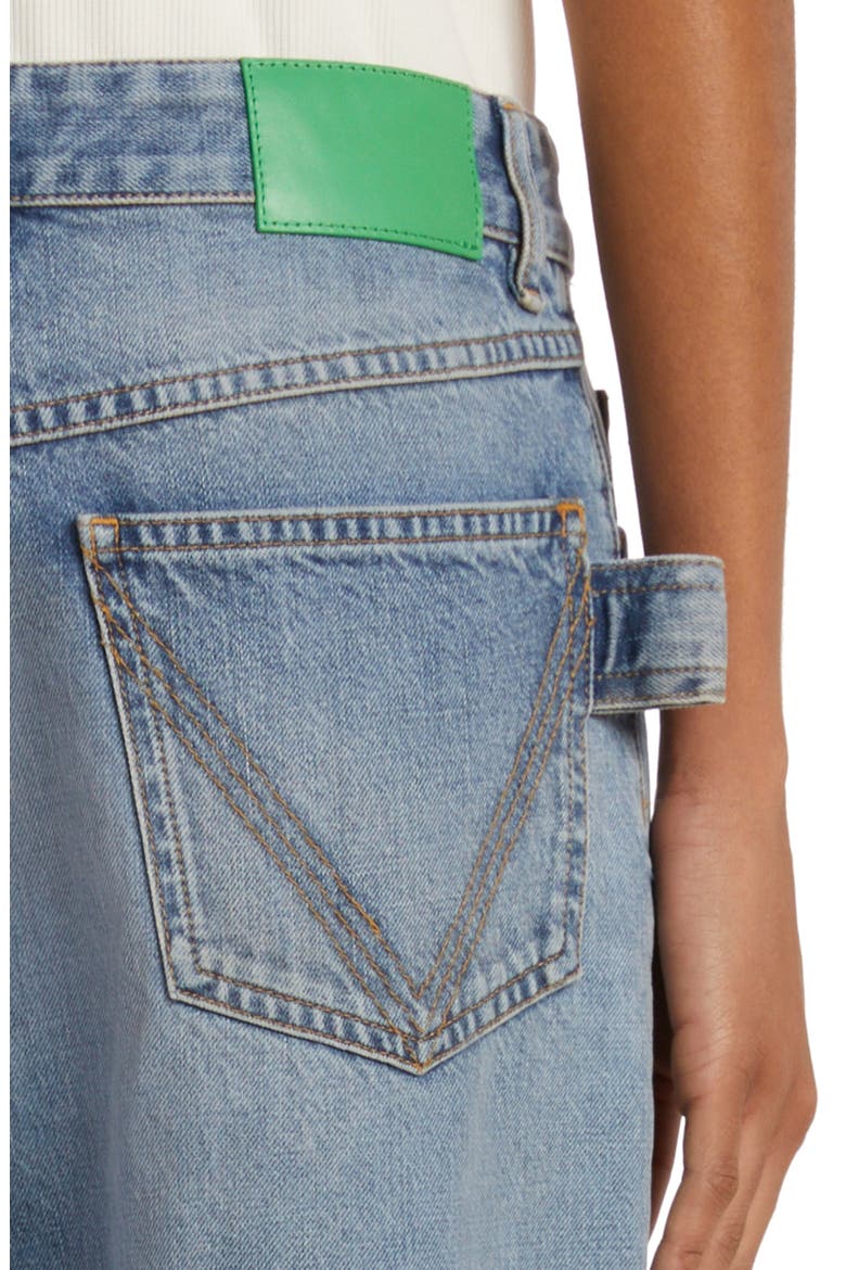 Nonstretch Wide Leg Jeans, Alternate, color, 4715 MID BLUE