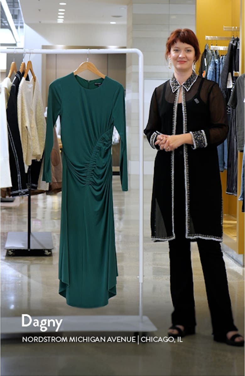 Asymmetric Long Sleeve Dress, sales video thumbnail