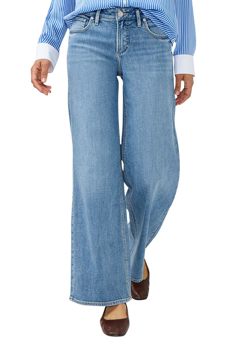 Suki Wide Leg Jeans, Alternate, color, ABBEY