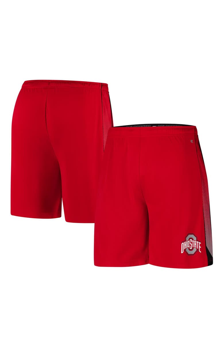 COLOSSEUM Men's Colosseum Scarlet Ohio State Buckeyes Online Shorts, Main, color, Scarlet