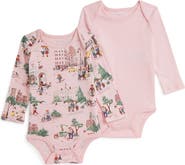 Ralph Lauren Assorted 2-Pack Long Sleeve Cotton Bodysuits