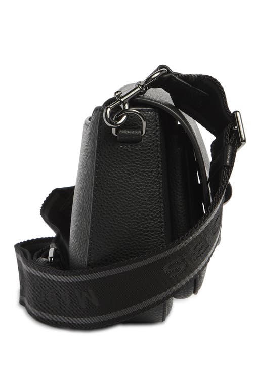 Marc Jacobs The Dtm Signet Turnlock Saddle Bag In Black