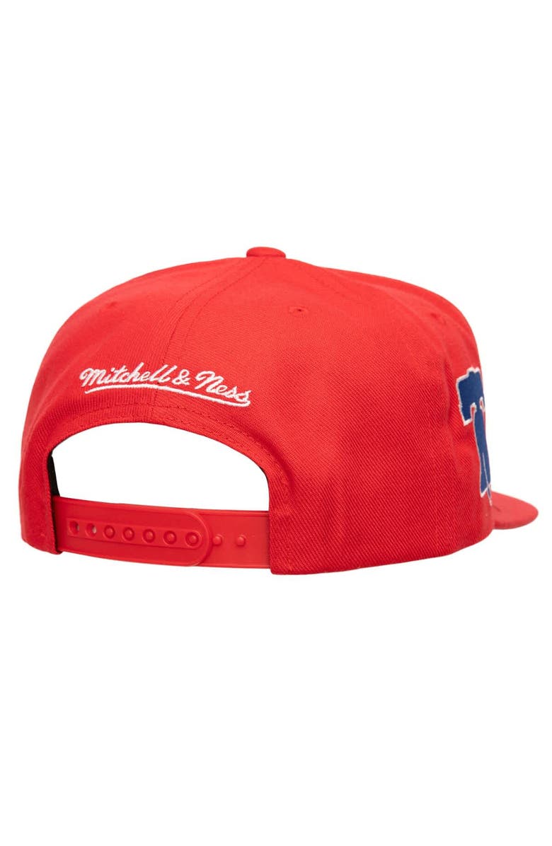 Mitchell & Ness Men's Mitchell & Ness Red Philadelphia Phillies Double Up Snapback Hat, Alternate, color, Red