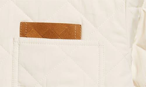 Bottega Veneta Quilted Cotton Blend Overshirt In Neutral